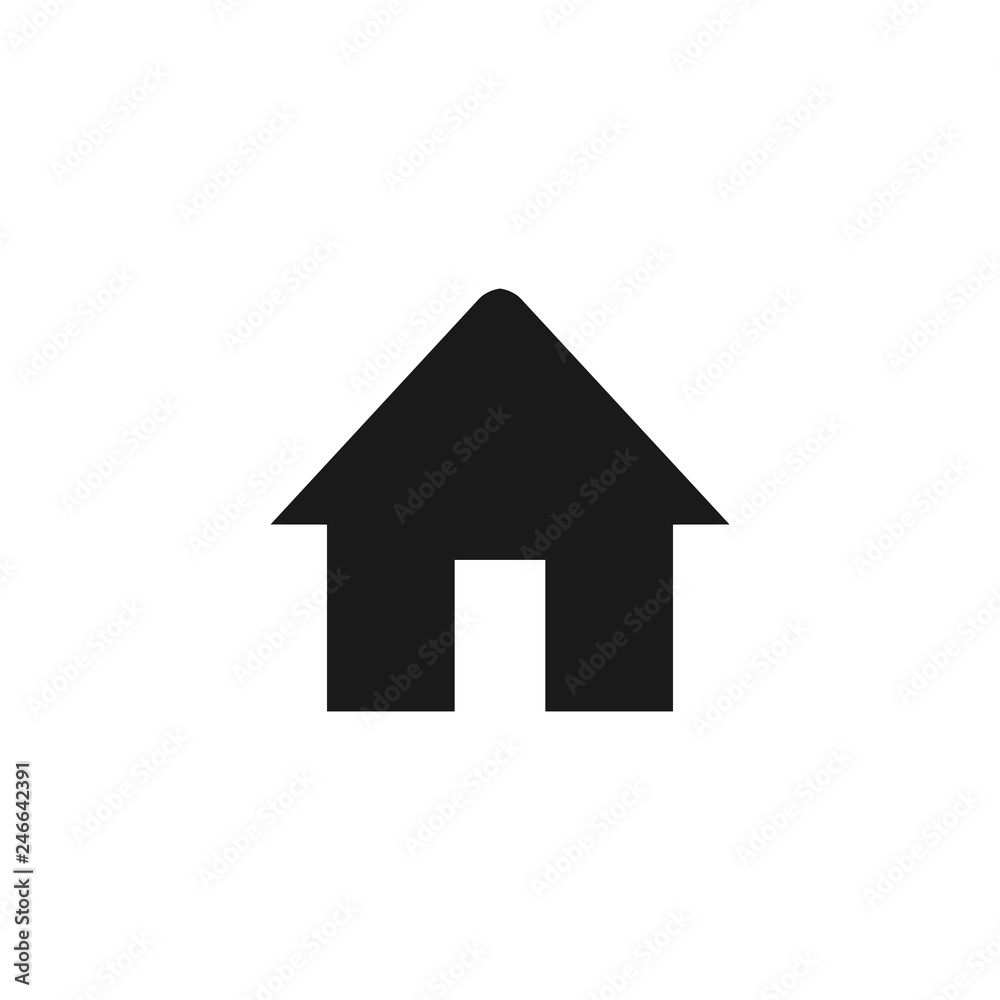 Home icon. House vector icon