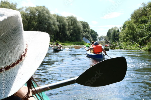 kayak on the lake