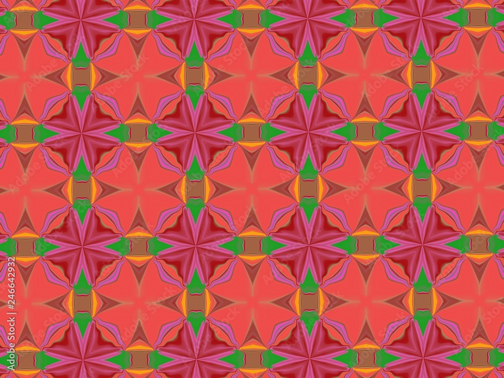 Luxury background with decorative geometric ornament. Retro creative design. geometric pattern in floral style. Simple fashion fabric print. 