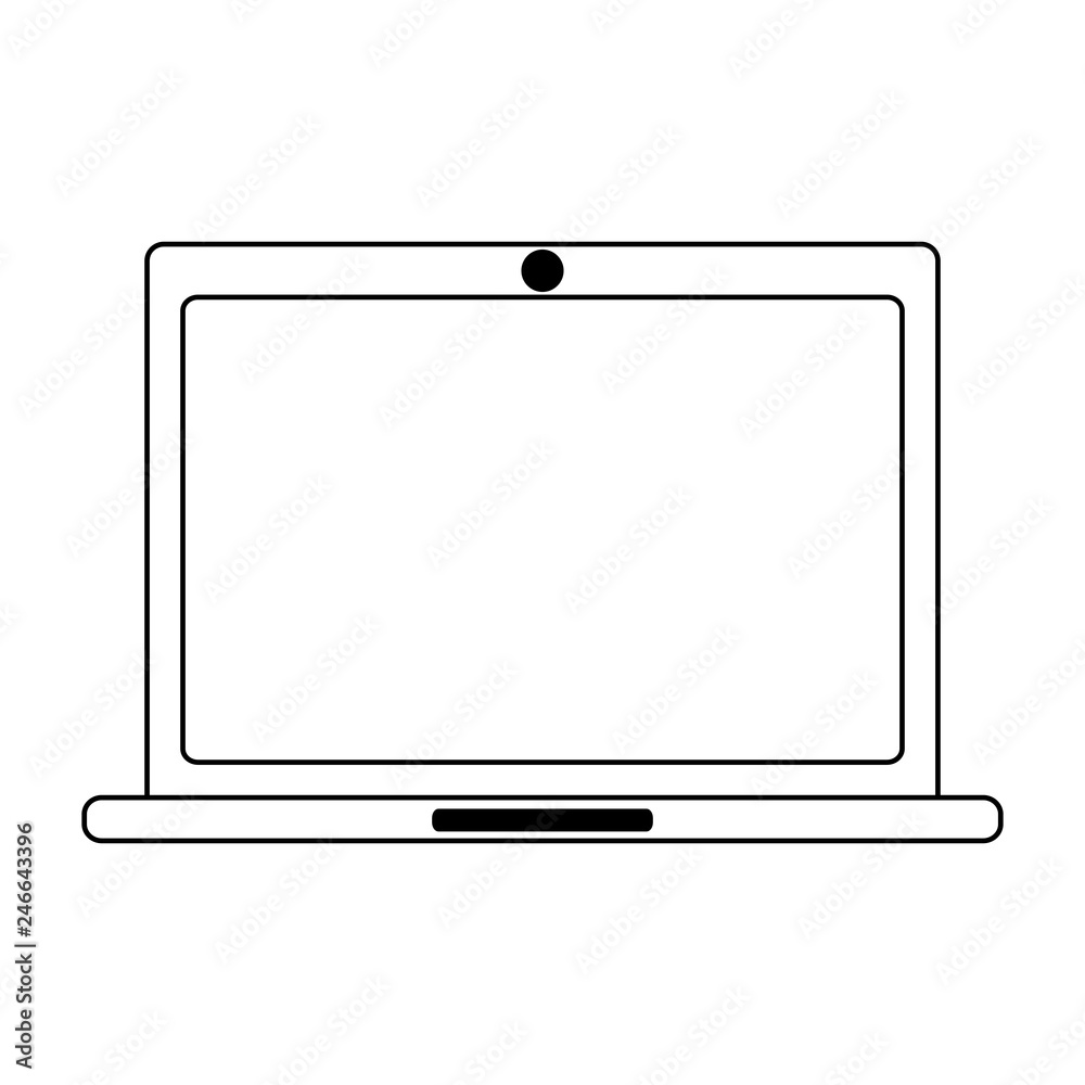laptop computer technology black and white laptop computer technology black and white