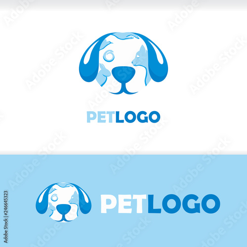 Pets Logo Blue