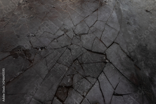 black broken ice texture
