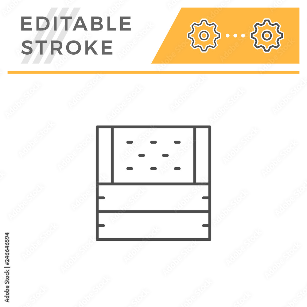 Insulation line icon Insulation line icon