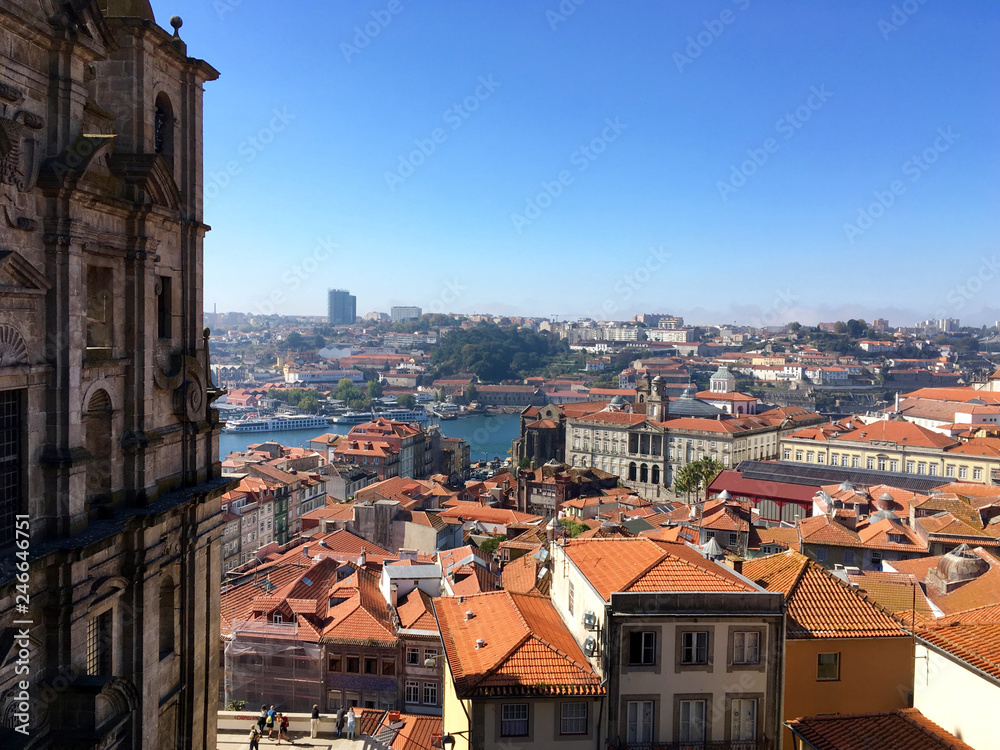 panoramic view of Porto, Portugal