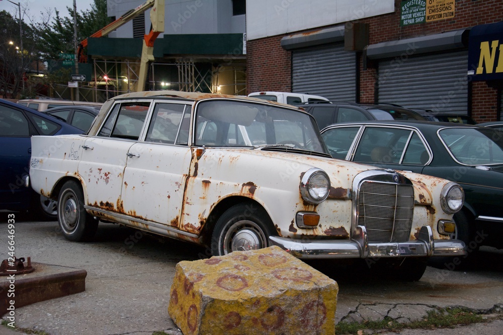 old car on the street