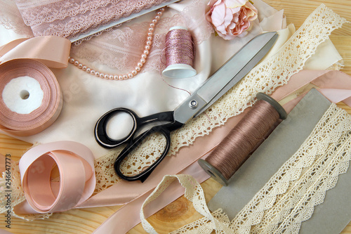 sewing tools and accesories photo