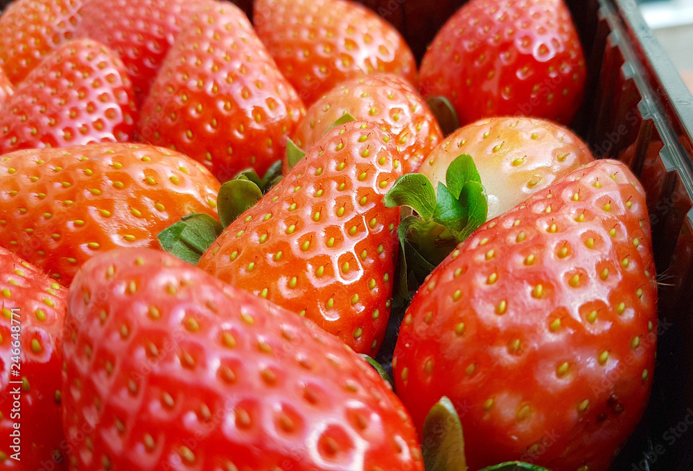 Several large strawberries Several large strawberries