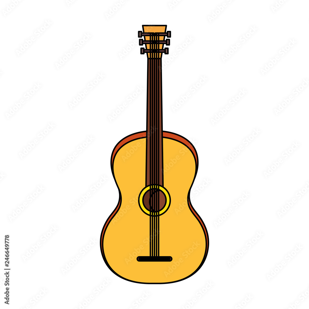 Fototapeta premium guitar instrument music icon