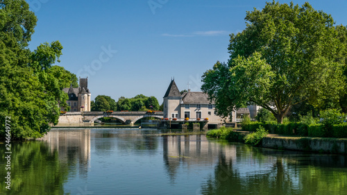 Château des Carmes, mairie de la ville de La Flèche dans la Sarthe photo