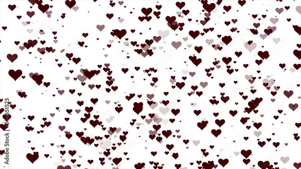 Hearts background, Isolated red hearts, symbol of love. Footage of Valentine's day. Hearts background, Isolated red hearts, symbol of love. Footage of Valentine's day.