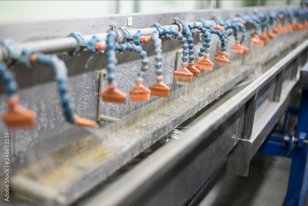 Obraz premium Rubber Factory process