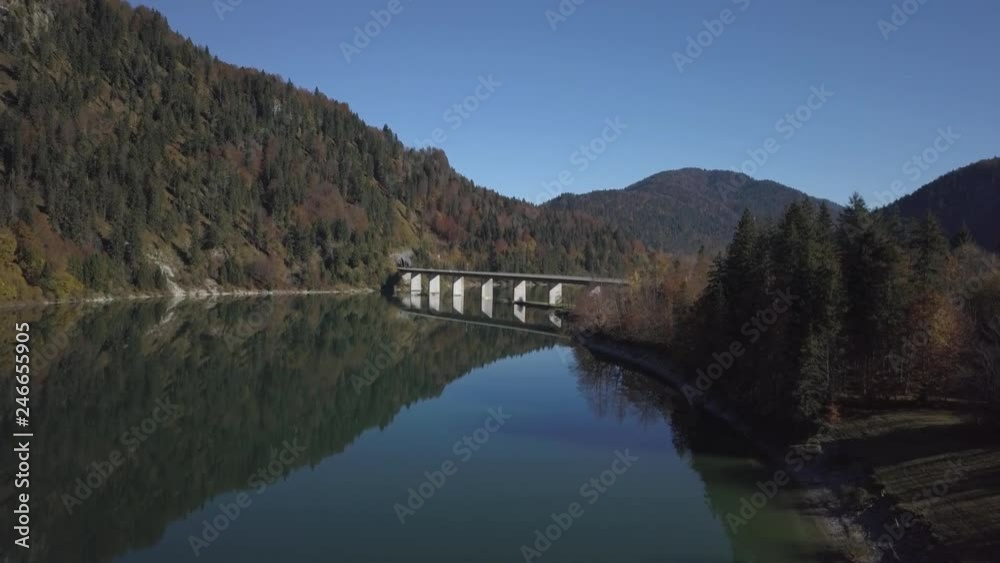 Sylvenstein Brücke flyup Sylvenstein Brücke flyup
