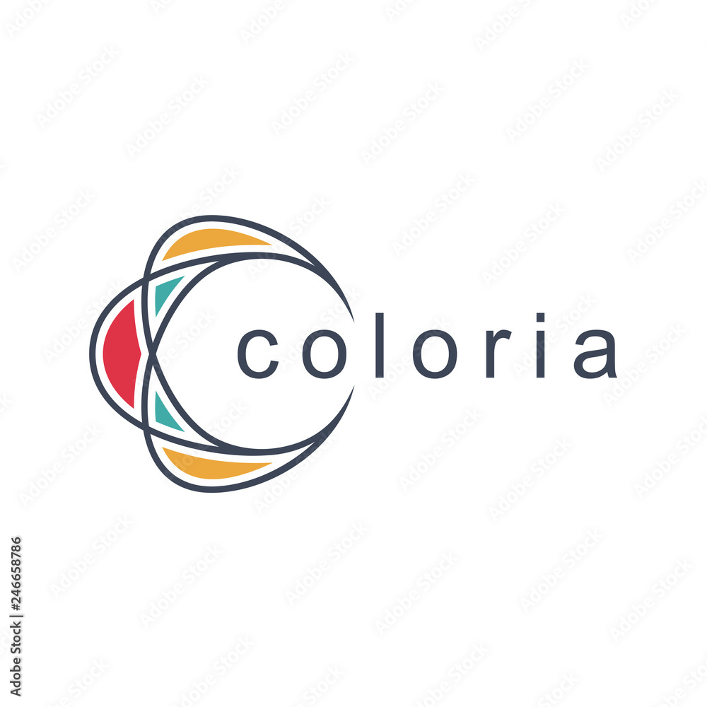 Colorful Letter C Logo
