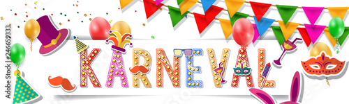 Karneval - Faschingshintergrund