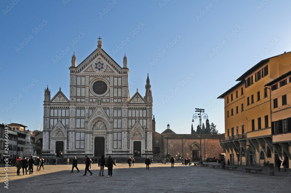Firenze, la chiesa di Santa Croce