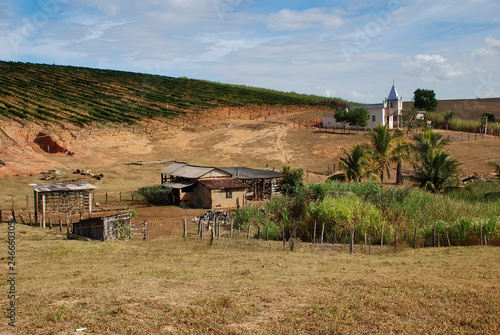 Community farm. Region of the Quilombola Community photographed in Presidente Kennedy, Espí­rito Santo - Southeast of Brazil photo