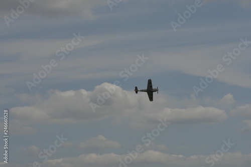 Messerschmitt Bf 109 German Luftwaffe World War II fighter Aircraft. Duxford UK Flying Legends Air Show 11 July 2015 photo