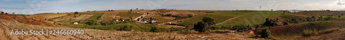 Panoramic of Community farm. Region of the Quilombola Community photographed in Presidente Kennedy, Espí­rito Santo - Southeast of Brazil