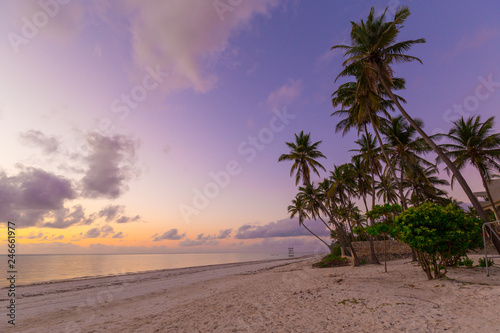 Zanzibar  landscape sea  beach  sunset