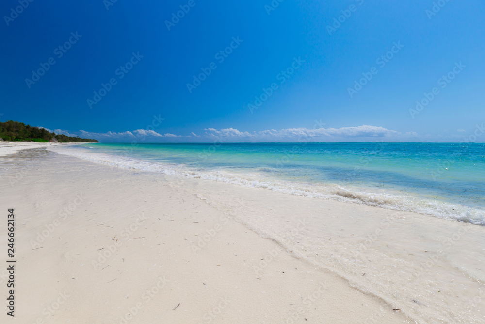 Zanzibar, landscape sea, white sand