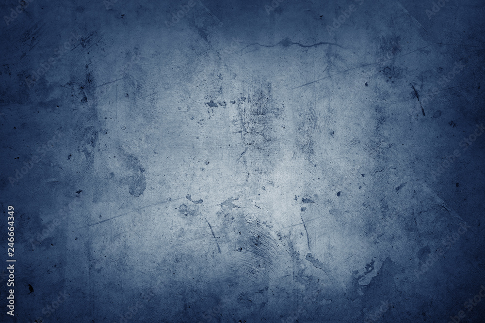Fototapeta premium Blue textured concrete background
