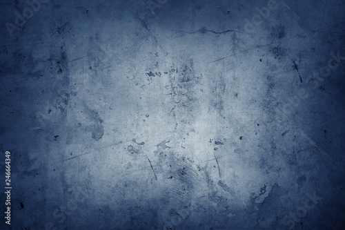 Blue textured concrete background