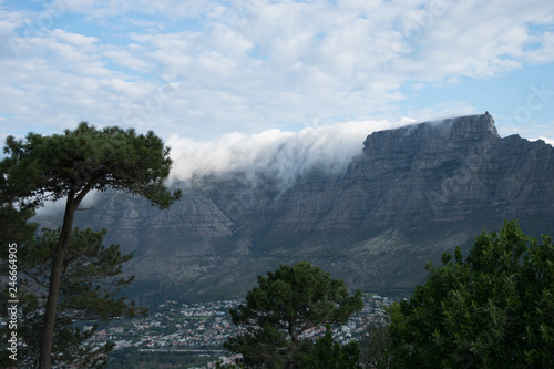 Table Mountain with amazing cloud