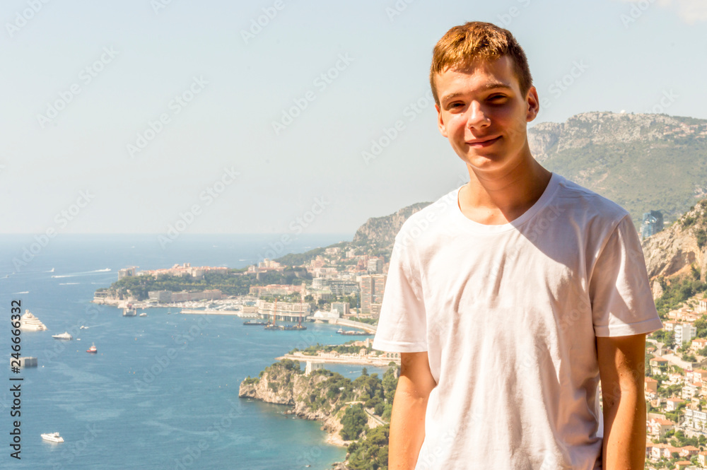 Boy in French Riviera