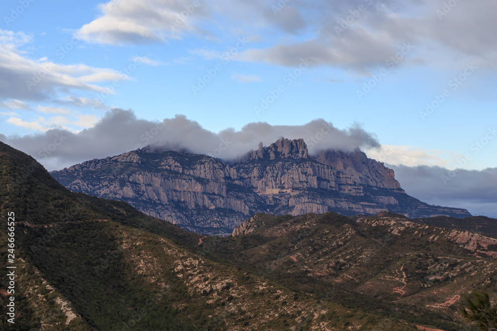 The beautiful and magical mountain of Montserra in all its splendor