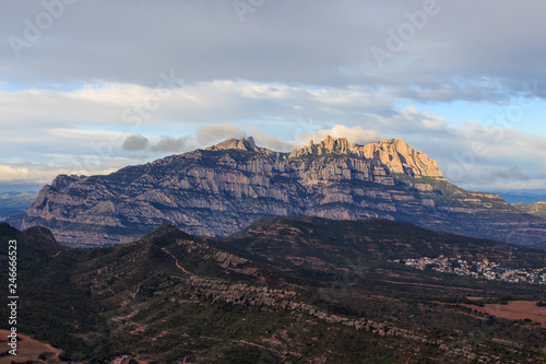 The beautiful and magical mountain of Montserra in all its splendor