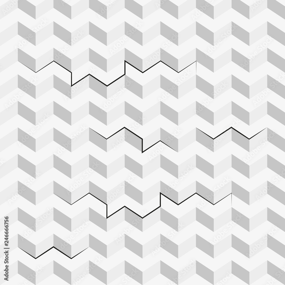 Seamless pattern with isometric cubes. Vector Seamless pattern with isometric cubes. Vector