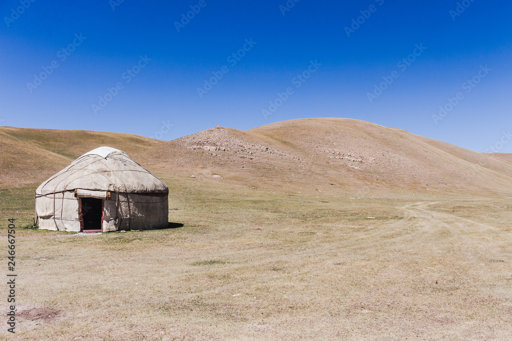 Yurts in Kochkor Kyrgyzsta