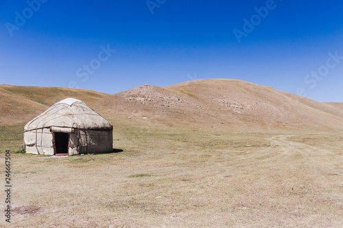 Yurts in Kochkor Kyrgyzsta