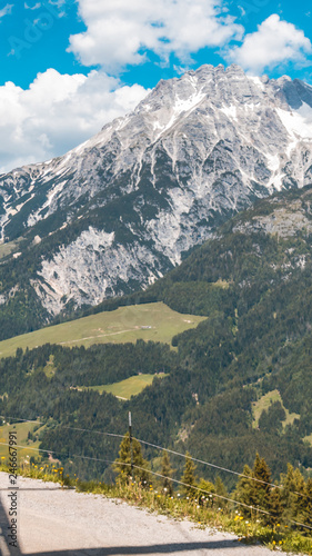 Smartphone HD wallpaper of beautiful alpine view at Leogang - Tyrol - Austria © Martin Erdniss