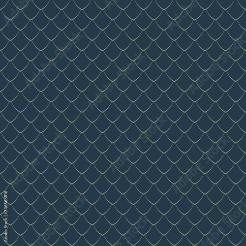 Dragon Scale Seamless Pattern - Dragon scales repeating pattern design