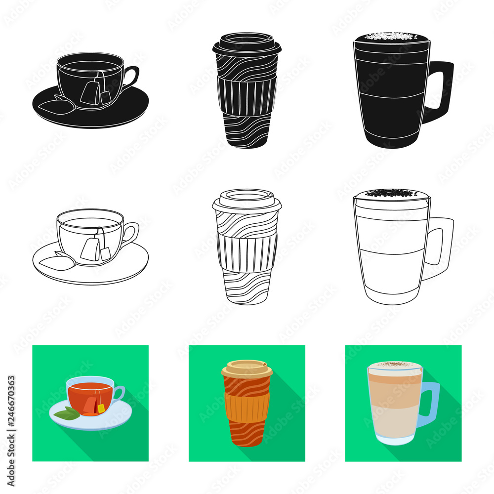 Vector illustration of drink and bar symbol. Set of drink and party vector icon for stock. Vector illustration of drink and bar symbol. Set of drink and party vector icon for stock.