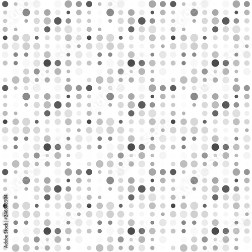 Seamless abstract pattern background with a variety of colored circles.