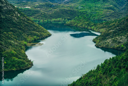 Landscape of the Rijeka Crnojevica River