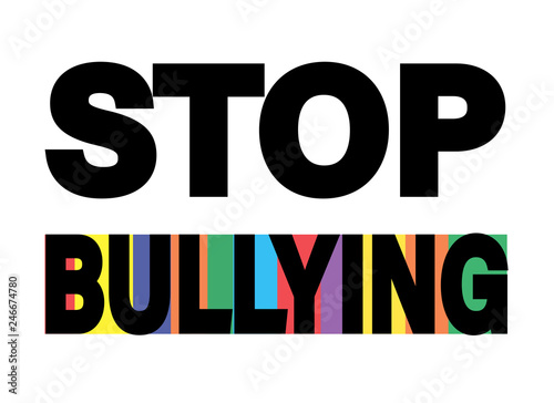 Signage-Colorful STOP Bullying Sign