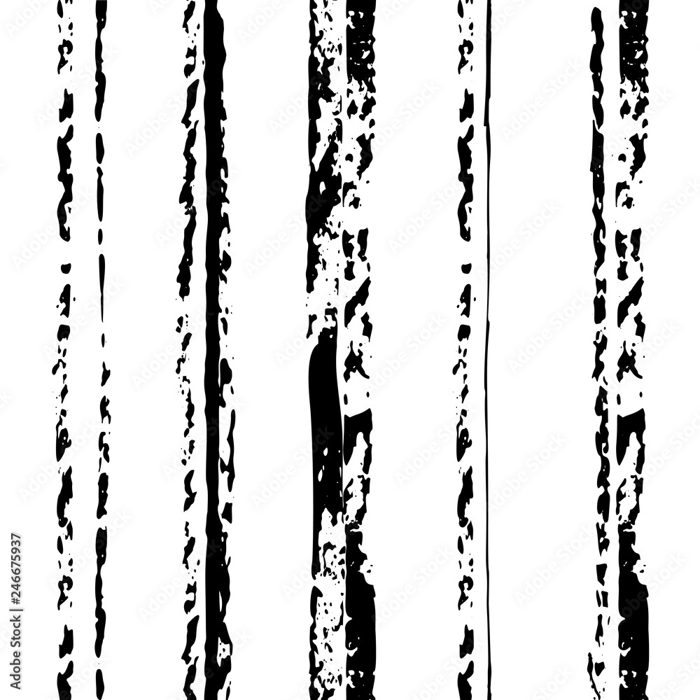 Fototapeta premium Seamless pattern pensil texture. Hand drawn lines stripes. White and black illustrations. Collage abstraction for your design