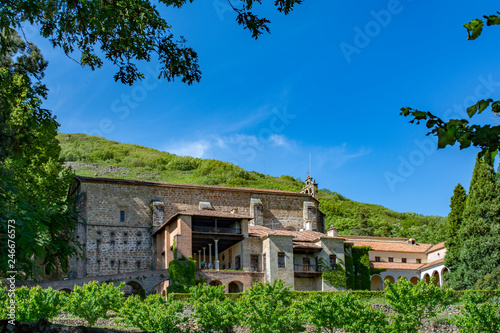 Monastery of Yuste courtyard in province of Caceres photo