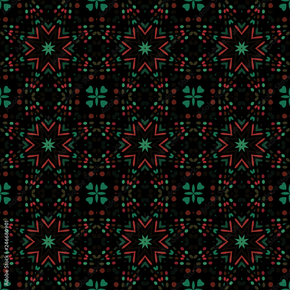 Seamless background pattern with a variety of multicolored lines. Seamless background pattern with a variety of multicolored lines.