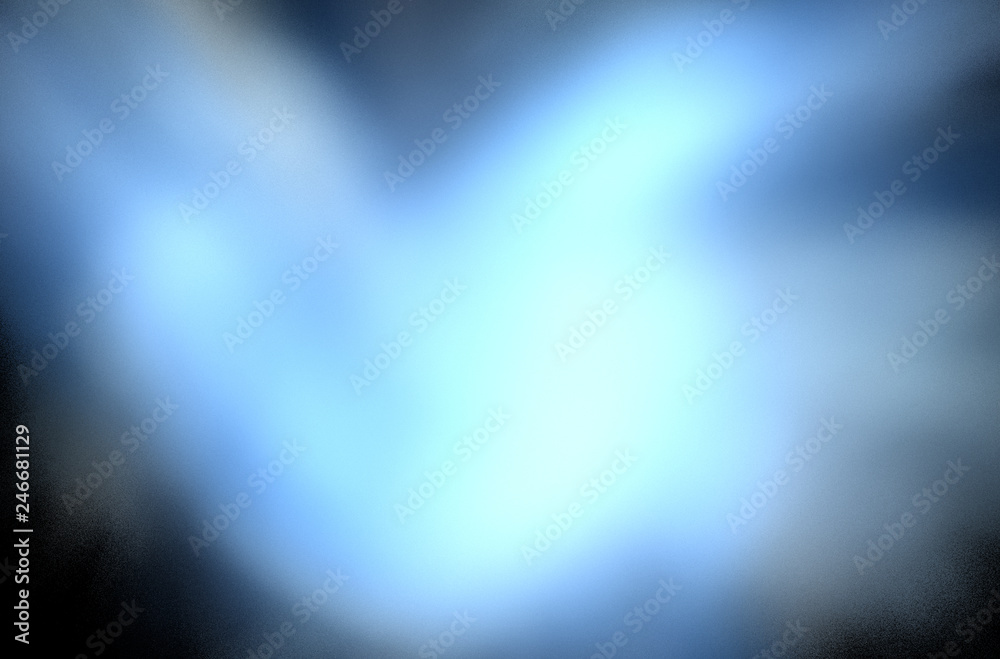 Obraz premium Blue white blurred fractal background. Fantasy pattern texture. Digital art. 3D rendering. Computer generated image