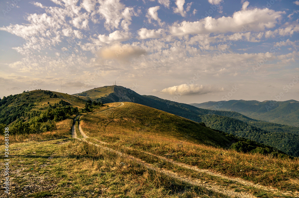 Obraz premium Road on the mountain