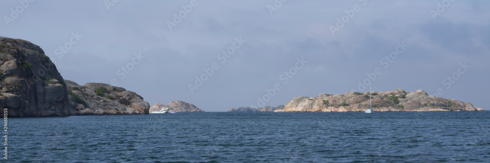 Naklejka premium Panorama Schärenküste in Schweden