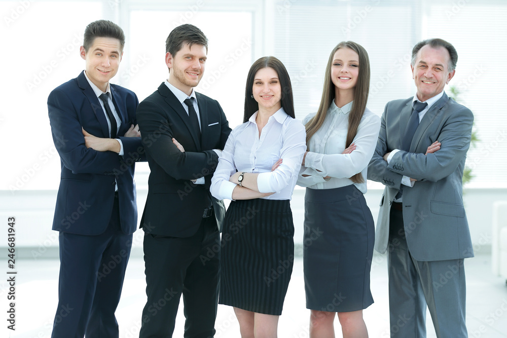 group of business people on a light background group of business people on a light background