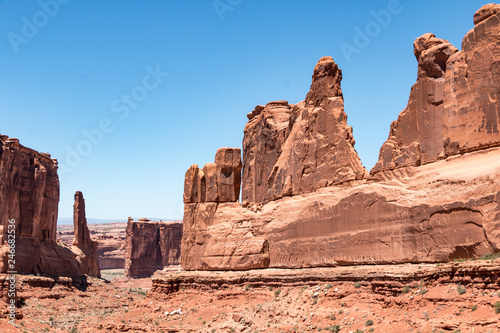 Park Avenue Trail End in Arches National Park