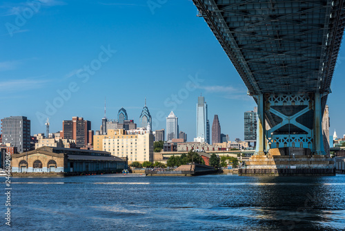 Philadelphia From Under the Ben Franklin Bridge