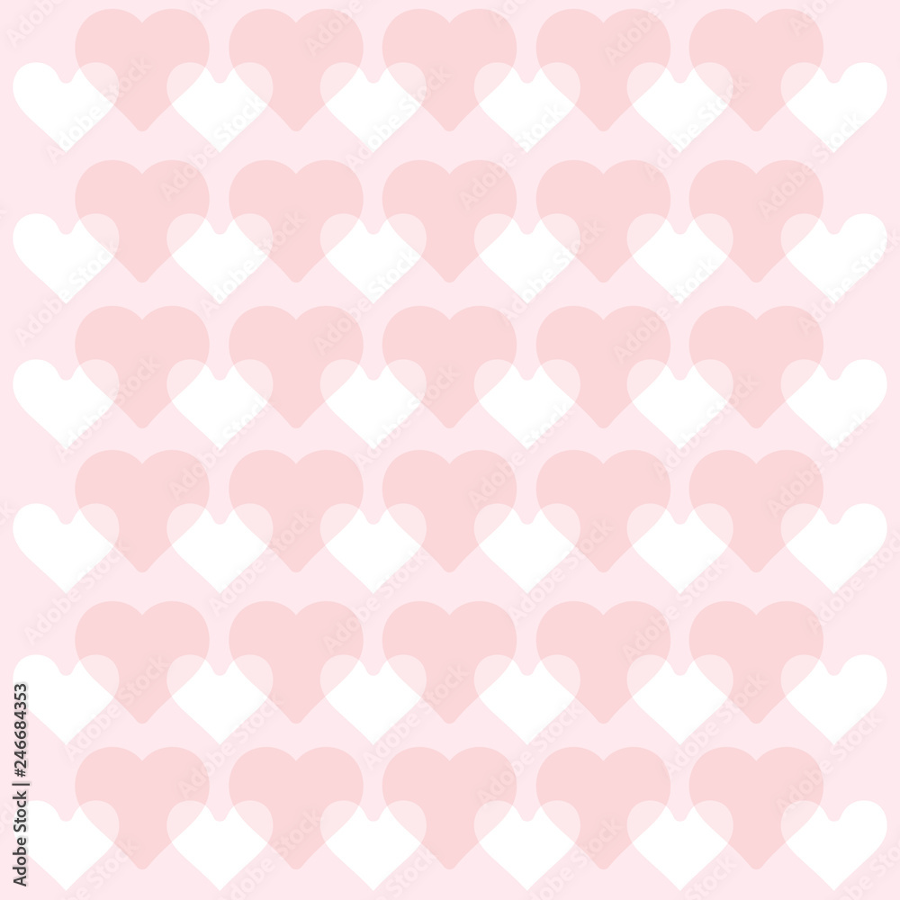 Heart background vector - seamless vector pattern - love background Heart background vector - seamless vector pattern - love background