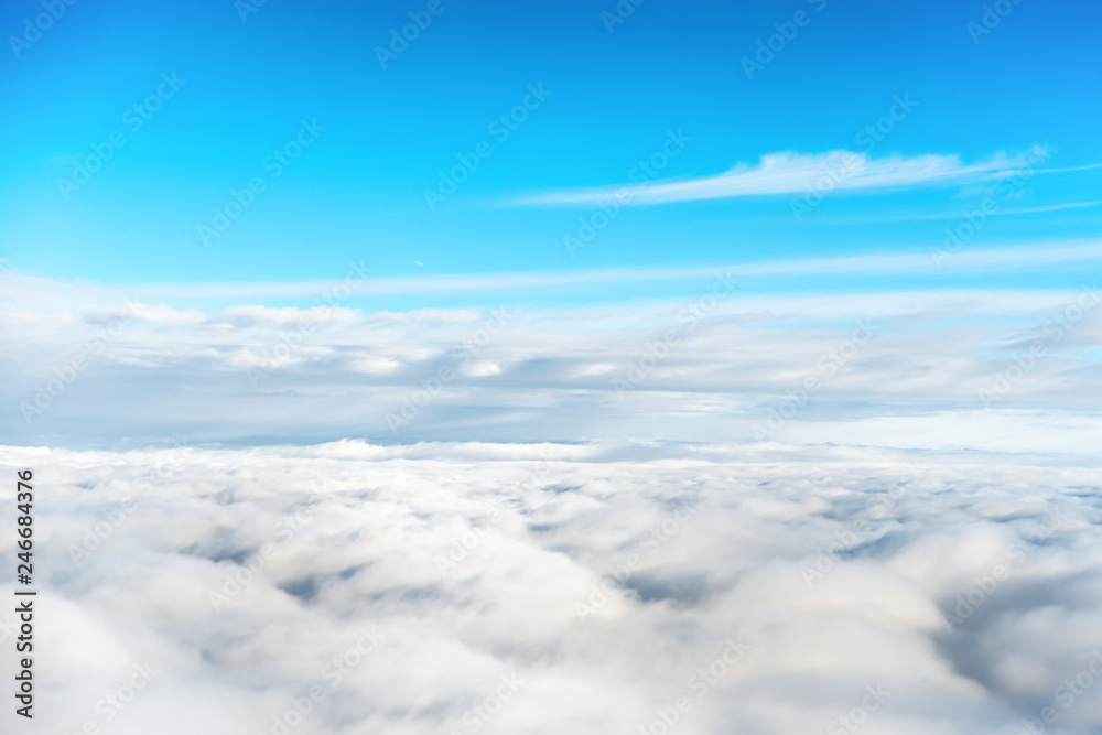 Blue sky and white clouds